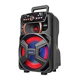 Amvox Caixa De Som Amplificada ACA 221 Gigante II - 220W RMS- Bluetooth- Rádio FM- USB- Preto