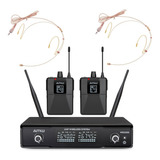 Amw Bu200 Microfone Sem Fio Duplo Digital Auricular Case