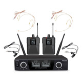 Amw Bu230 Microfone Sem Fio Duplo Digital Auricular Lapela