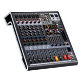 Amw Pm6 Mesa De Som 6 Canais Xlr 99 Efx Bt Interface Usb 