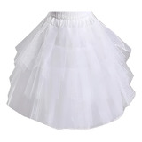 Anágua Infantil Saia Tule Armação De Vestido Festa P M G