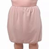 Anágua Saiote Saia Modeladora Segunda Pele Combinação Feminina Para Vestidos Camisola Pijama Uso Debaixo Combinete Mulheres BR Alfa P Regular Nude 
