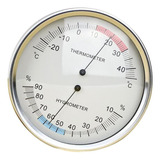 Análogo De Termo higrômetro De Metal Para Espaço Interno