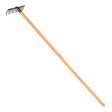 Ancinho Leve Curvo Cabo Madeira 120cm 14 Dente Tramontina Nf