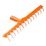 Ancinho Rastelo 14 Dentes De Aço S Cabo Folhas Grama Jardim