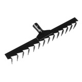 Ancinho Rastelo Estampado 12 Dentes Tramontina Aço S Cabo
