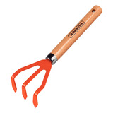 Ancinho Tramontina 3 Dentes Para Jardinagem Cabo Madeira