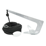 Ancora Bruce 5kg Galvanizada 20m Corda 8mm Amarrações