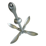 Ancora Em Aço Galvanizado Grapinel Folding Dobravel 1 5 Kg