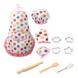 And Baking Set Kits Kits De Role Play Chapéu De Avental