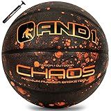 AND1 Chaos Basketball Regulamento Oficial Tamanho 7 75 Cm Borracha Construção De Canal Profundo Streetball Feito Para Jogos De Basquete Interior E Exterior