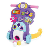 Andador Bebe Carrinho Infantil Som Luz Didático Empurrar