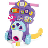 Andador Bebe Carrinho Infantil Som Luz Empurrar