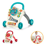 Andador E Apoiador Infantil Didático Musical C Volante Bebê