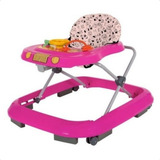 Andador Infantil Bebê Criança Safari Tutti Baby Rosa