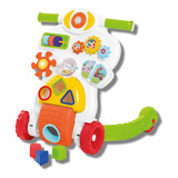 Andador Infantil Bebe Didático Educativo Brinquedo 2 Em 1