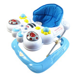 Andador Infantil Bebê Recreativo Musical Brinquedo Bichos Ajustável Abelha Azul Baby Style