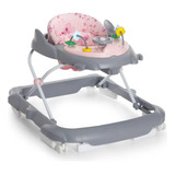 Andador Infantil Galzerano Torino Estrela Cinza Ou Rosa