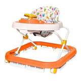 Andador Infantil Painel Brinquedo Som Regulagem Altura Styll Cor Laranja