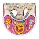 Andador Musical Para Bebe Infantil Seguro Com Trava Cor Rosa