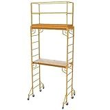 Andaime Metálico Duplo Com Kit De Hastes E Guarda Corpo