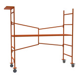 Andaime Tubular Dobrável Portátil Prático Reforçado Estreito