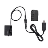 Andoer Ack e10 5v Usb Dummy Bateria Dc Acoplador  substituiç