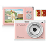 Andoer Compact 4k Câmera Digital Filmadora 50mp