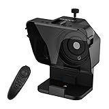Andoer Smartphone Portátil Teleprompter Prompter Com Adaptador De Suporte De Telefone Controle Remoto Para Gravação De Vídeo Transmissão Ao Vivo Entrevista Apresentação Discurso No Palco