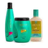 Aneethun Cachos System Shampoo Máscara E Creme De Silicone