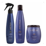 Aneethun Linha A Kit 3 Produtos Shampoo  Máscara 500g Spray