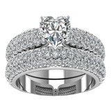 Anéis De Diamante Completos Anéis De Noiva De Casamento Anéi