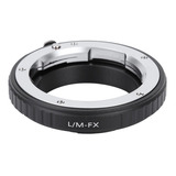 Anel Adaptador Lente Leica M Lm fx Fuji X pro1 X e1 X e2