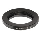Anel Adaptador Lente M42 4 3 Olympus Panasonic Leica
