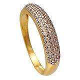 Anel Aparador De Aliança Cravejado Com Zircônias Folheado A Ouro 18K Softjoias -14-