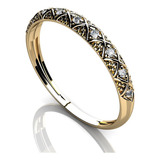 Anel Aparador Feminino De Ouro 18k 750 Clássico N 21 25