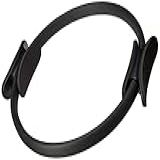 Anel Arco Pilates Yoga Tonificador Flexível Fitness Treino -Preto-