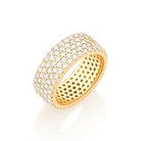 Anel Com Zircônia Branco 511467 Rommanel Cor Branco Tamanho 16
