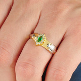 Anel De Grau Ouro 18k Zircônia Qualquer Curso Frete Gratis