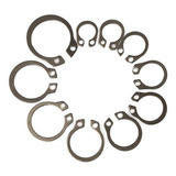 Anel Elástico Trava Para Eixo Externo 8 A 18mm 100pçs Inox
