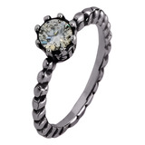 Anel Em Prata 925 Estilo Pandora