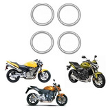 Anel Escape Vedação Cb 600 Hornet Cbr 600 650 C 4 Pçs