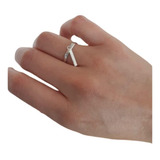 Anel Feminino Prata 925 Plaquinha Chapinha