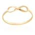 Anel Infinito Ouro 18k 750 Leve E Resistente