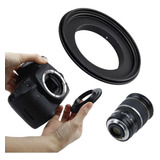 Anel Inversor 58mm Reversor Macro Lente Canon 18 55 50mm P15
