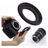 Anel Inversor Lente Macrofotografia Cameras Canon Eos 49mm