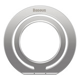 Anel Metal Magnético Dedo Baseus Suporte Adesivo iPhone 2em1