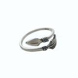 Anel Nórdico Flecha Viking Exclusivo De Prata Esterlina 925