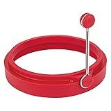 Anel Para Fritar Ovo Em Silicone Vermelho Sil5609 Vm Euro Home