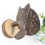 Anel Pequeno Do Aldrava Da Porta Do Pássaro Do Vintage Porta Dianteira Portas De Madeira Portas Do Celeiro Batendo Personalizado Da Porta Aldravas Da Porta Do Revestimento Do Ferro Fundido